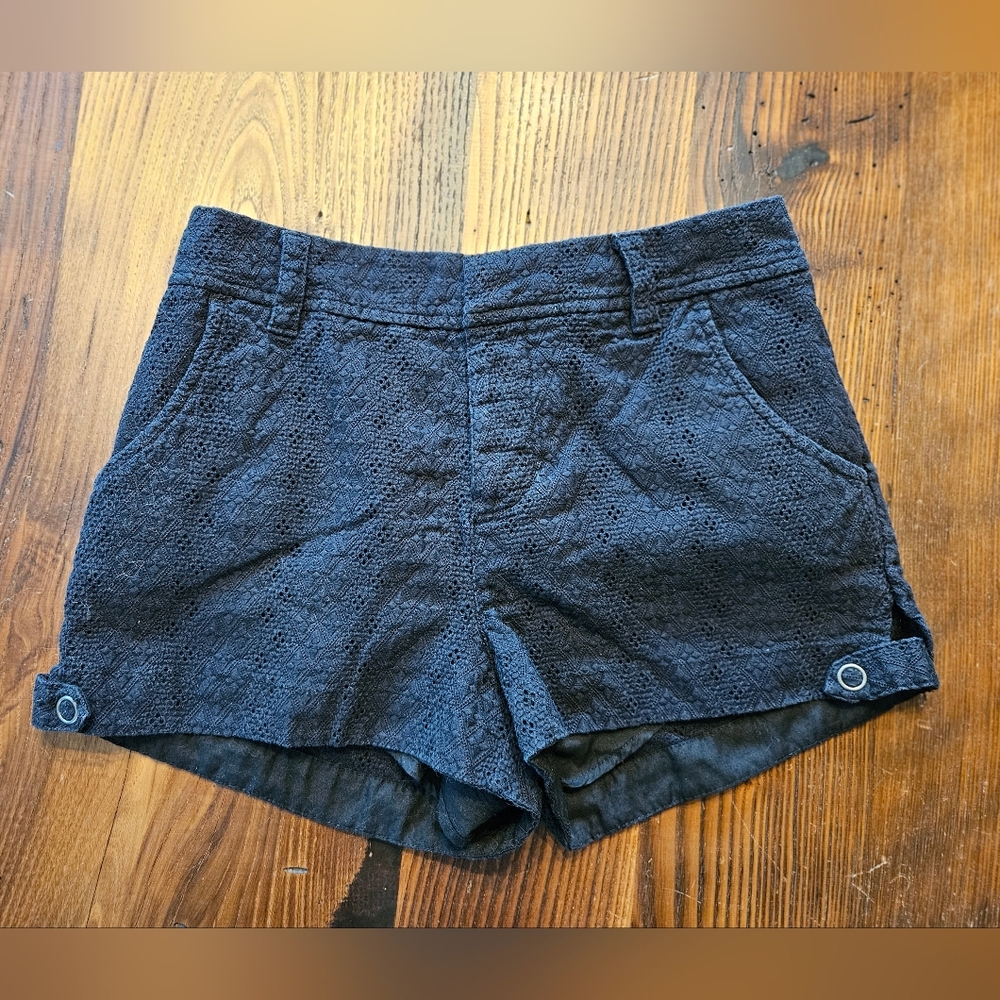 Free People Navy Blue Women's Lace Shorts